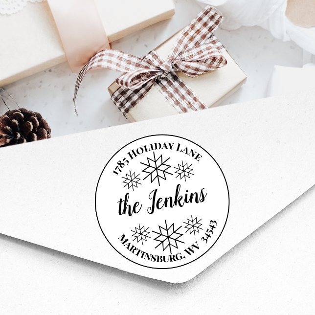 Sello De Caucho Dirección de devolución de vacaciones de Navidades (Subido por el creador)