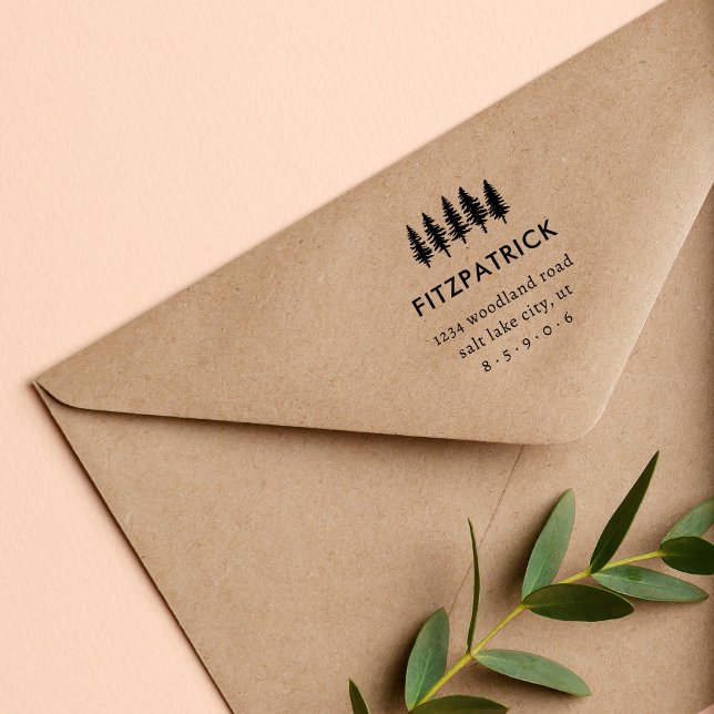 Sello De Caucho Dirección de devolución del nombre de familia de l (Subido por el creador)