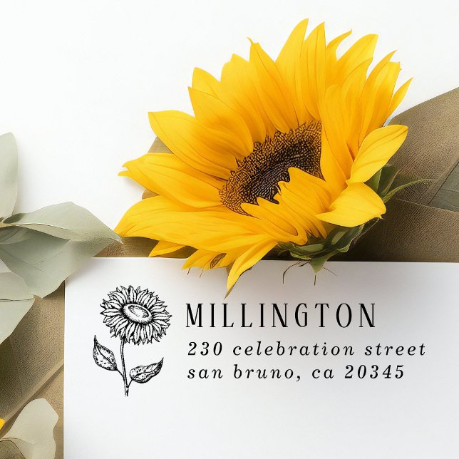 Sello De Caucho Dirección de devolución del nombre de familia del  (Subido por el creador)