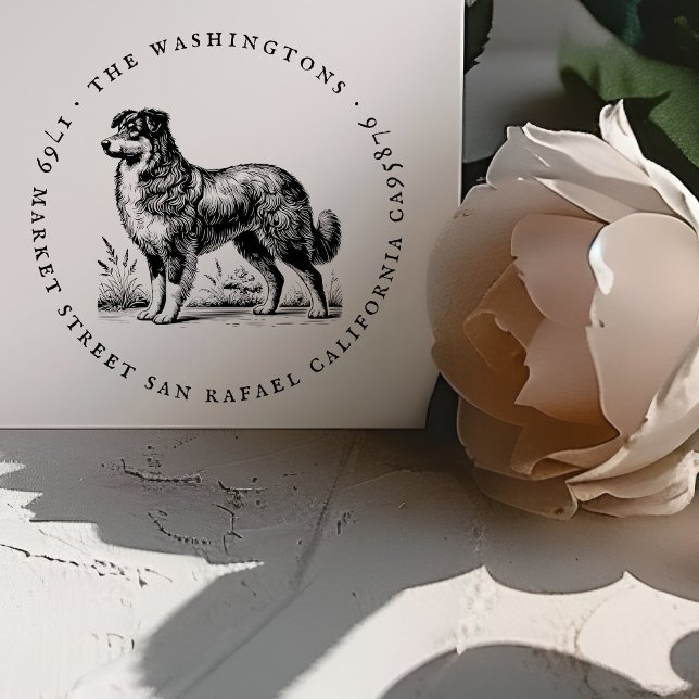 Sello De Caucho Dirección de devolución del nombre de la familia d (Subido por el creador)