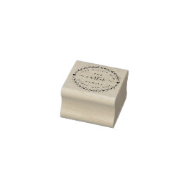 Sello De Caucho Dirección de devolución del nombre de la familia W