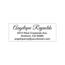 Dirección de devolución simple y correo electrónic