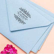 Dirección de fuente vintage de color verde con flo