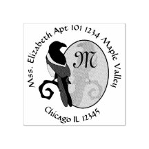 Dirección de inicio de monograma de magpie con bil