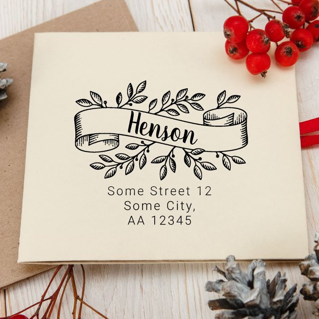 Sello De Caucho Dirección de la familia de cintas de follaje Rústi (Subido por el creador)