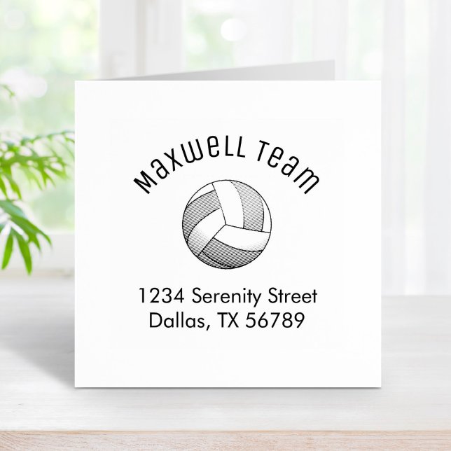 Sello De Caucho Dirección de la familia del voleibol Ball Arch (Subido por el creador)