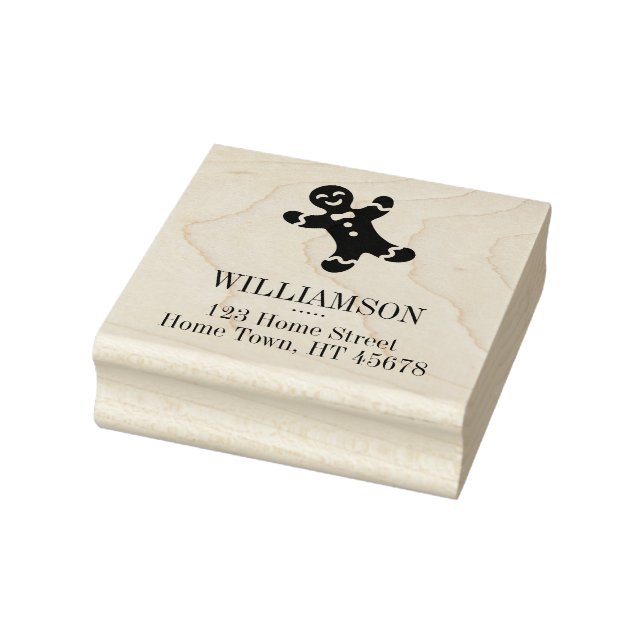 Sello De Caucho Dirección de retorno de la plaza del hombre de pan (Sello)