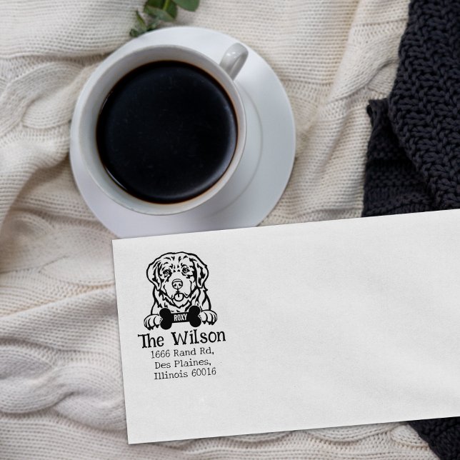 Sello De Caucho Dirección de retorno de perro de montaña pirenaico (Subido por el creador)