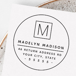 Sello De Caucho Dirección de retorno de redondeo mínimo inicial