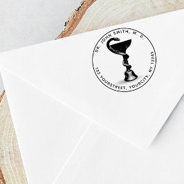 Sello De Caucho Dirección de retorno de vuelta de la serpiente méd