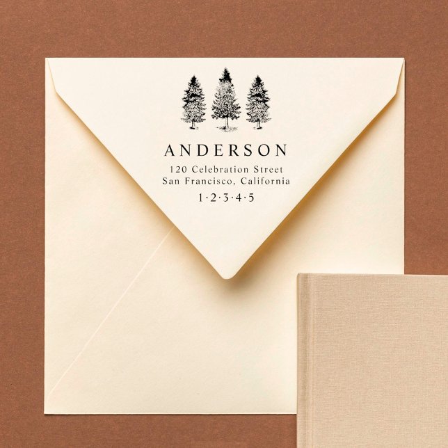 Sello De Caucho Dirección de retorno del Personalizado Rústico Pin (Subido por el creador)