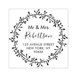 Sello De Caucho dirección de script encantadora