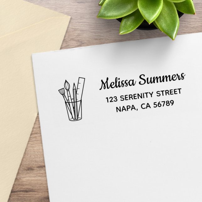 Sello De Caucho Dirección de suministros de artículos de arte para (Subido por el creador)