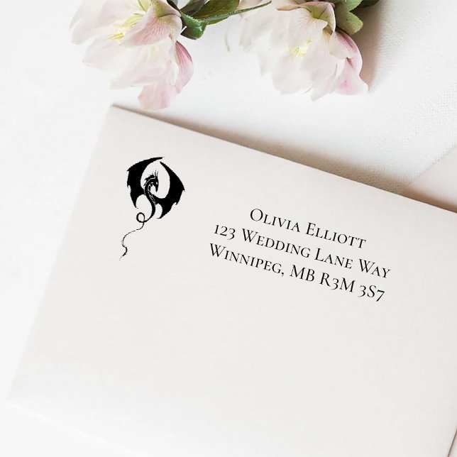 Sello De Caucho Dirección del Boda del dragón negro (Subido por el creador)