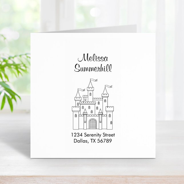 Sello De Caucho Dirección del castillo real medieval de Fairytale (Subido por el creador)