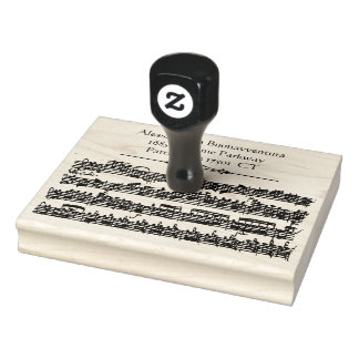 Sello De Caucho Dirección personalizada de Bach Antique Music