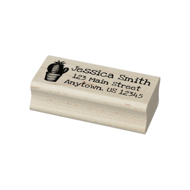 Sello De Caucho Dirección personalizada de la planta de protección (Sello)