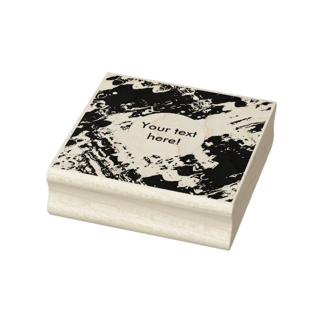 Sello De Caucho Diseño abstracto de textura retro (Sello)