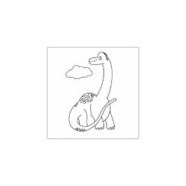 Sello De Caucho Diseño de bebés dinosaurios