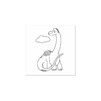 Sello De Caucho Diseño de bebés dinosaurios