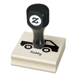 Sello De Caucho Diseño de camiones simple Estampilla de arte de ma