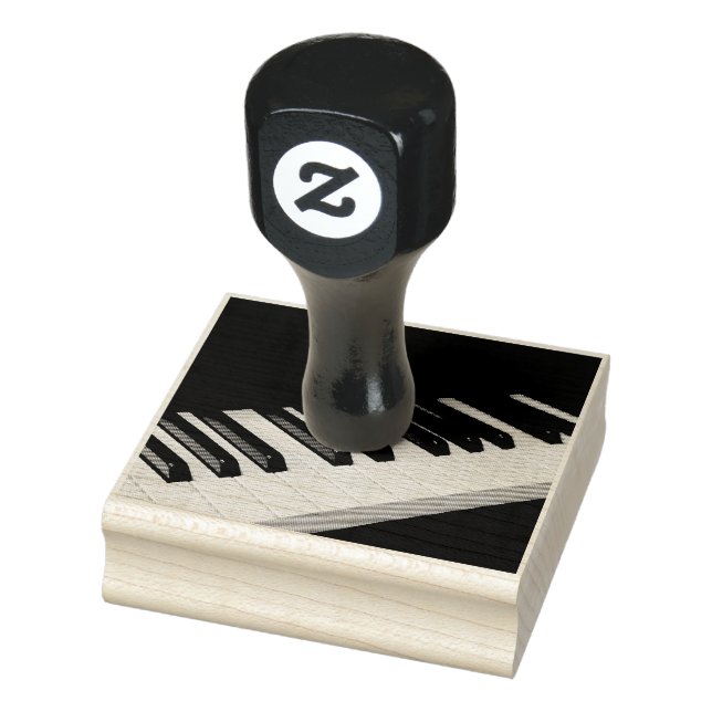 Sello De Caucho Diseño de Guay Piano (Sello)