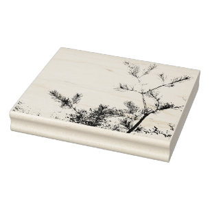 Sello De Caucho Diseño de miembros de cono de pino