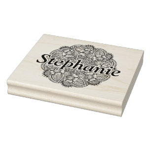 Sello De Caucho Diseño de redondeo inspirado