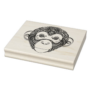 Sello De Caucho Diseño inspirado de monos
