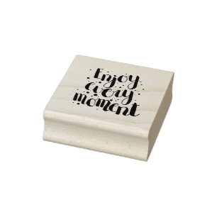 Sello De Caucho Disfruta cada momento 2