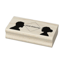 Sello De Caucho Distanciamiento Social