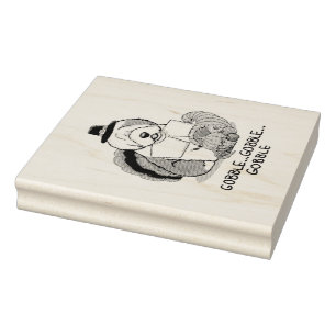 Sello De Caucho Diversión de Thankde Old English Sheepdog (Gray 1)