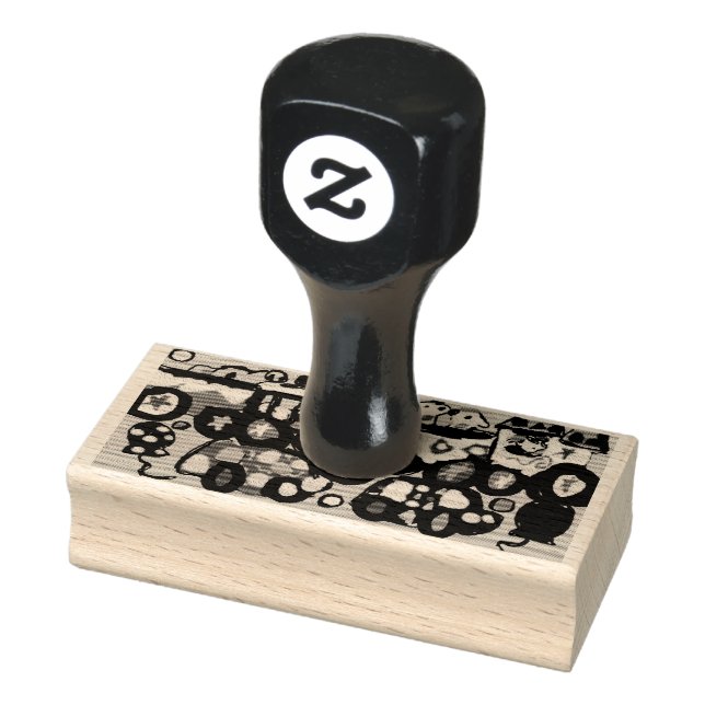 Sello De Caucho Diversión en el circo (Sello)