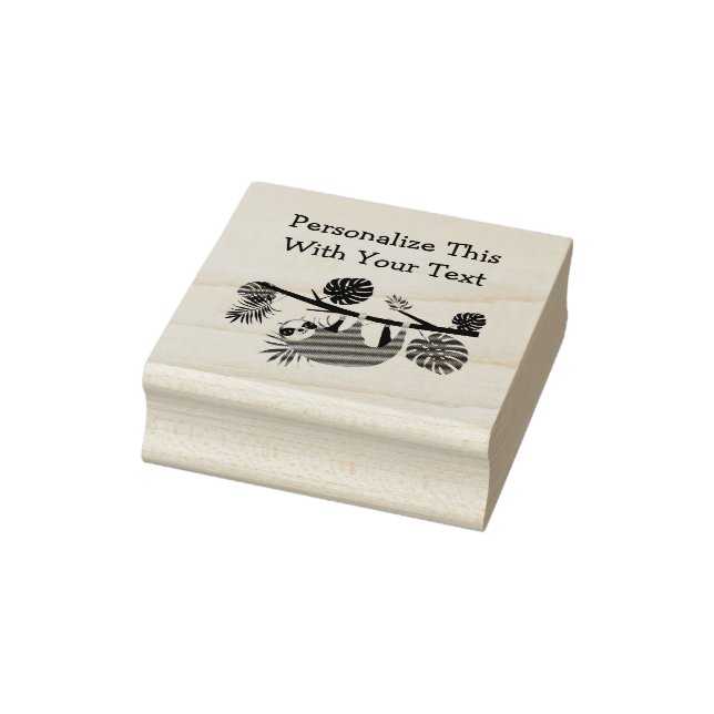 Sello De Caucho Divertido de texto personalizado colgar la ranura (Sello)