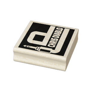 SELLO DE CAUCHO DJ CHRIS DIABLO RUBBER STAMP
