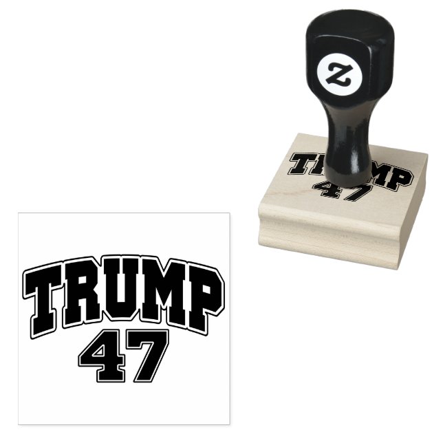 Sello De Caucho Donald Trump 47 (Sellado)
