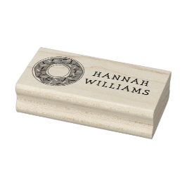 Sello De Caucho Donuts cutan la nogal del niño