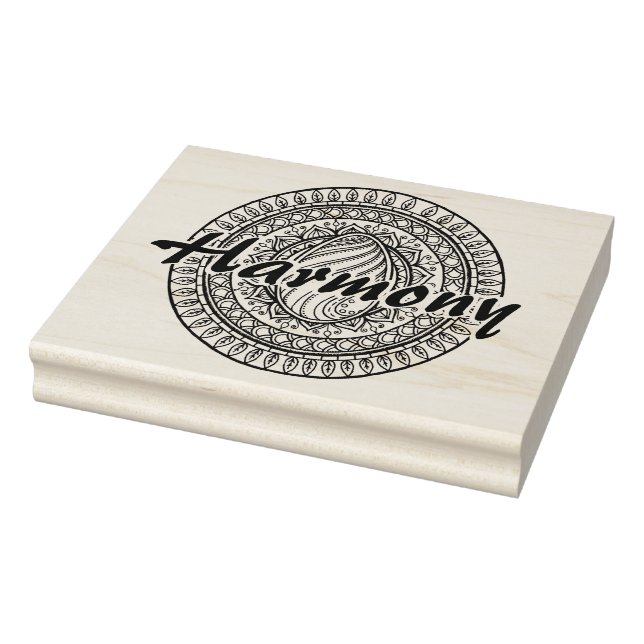 Sello De Caucho Doodle Tribal Circle (Sello)