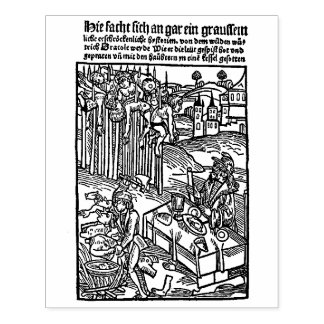 Sello De Caucho Dracula [ Vlad Tepes ] Woodcut