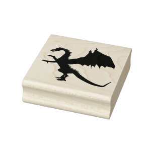 Sello De Caucho Dragones