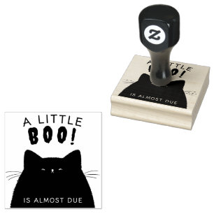 Sello De Caucho Ducha de Bebé de Halloween Little Boo