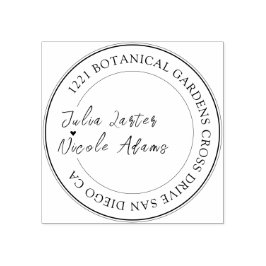 Sello De Caucho Dusty Navy Blue Pink Hibiscus Bloom Shower