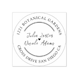 Sello De Caucho Dusty Navy Blue Pink Hibiscus Bloom Shower