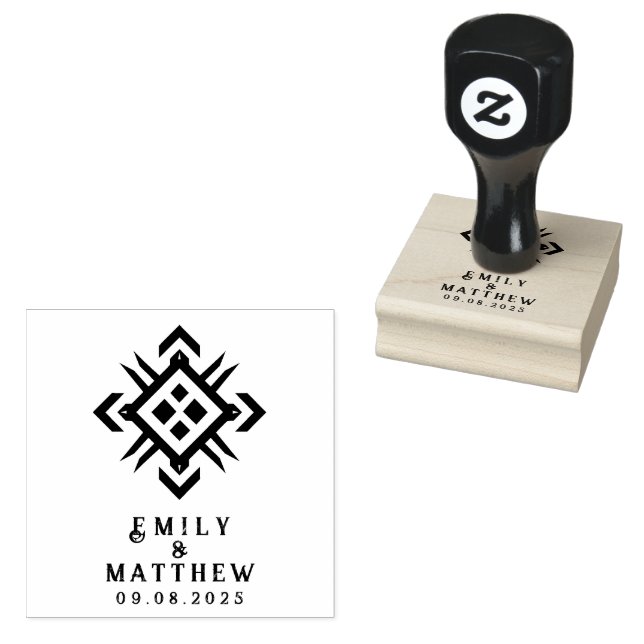 Sello De Caucho Dwarven Splendor Fantasy Boda (Sellado)