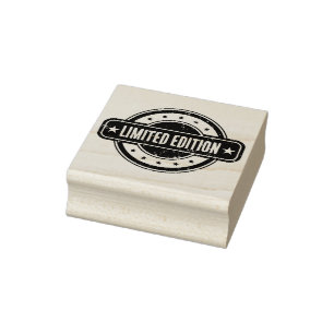 Sello De Caucho Edición Limitada con Tema de Periódico Deteriorado