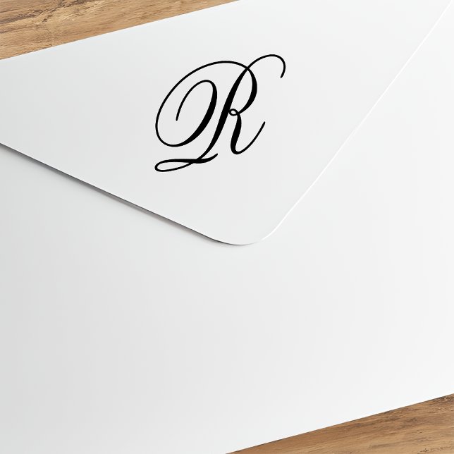 Sello De Caucho Editar el diseño para cambiar el monograma R de ca (Subido por el creador)