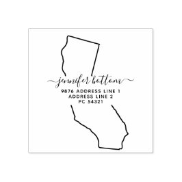 Sello De Caucho EE.UU.: Firma de negocios California