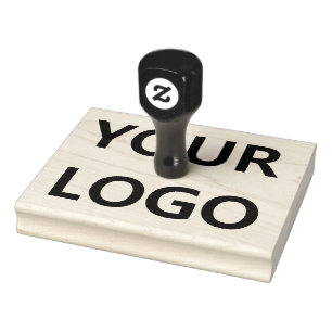 Sello De Caucho Ejemplo de marca de goma de logotipo propio de su