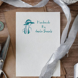 Sello De Caucho El Chica de Flapper de los años 20 hecho a mano po