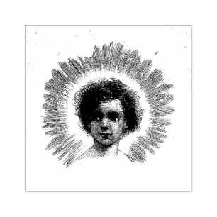 Sello De Caucho El Cristo niño cristiano religioso